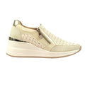 Natural - Lifestyle - Lunar Womens-Ladies Barcelona Wedge Heel Trainers