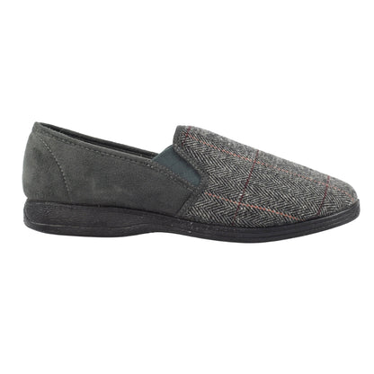 Grey - Lifestyle - Lazy Dogz Mens Harrison II Slippers
