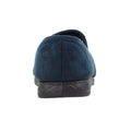 Navy - Back - Lazy Dogz Mens Harrison II Slippers