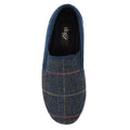 Navy - Pack Shot - Lazy Dogz Mens Harrison II Slippers