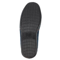 Navy - Close up - Lazy Dogz Mens Harrison II Slippers