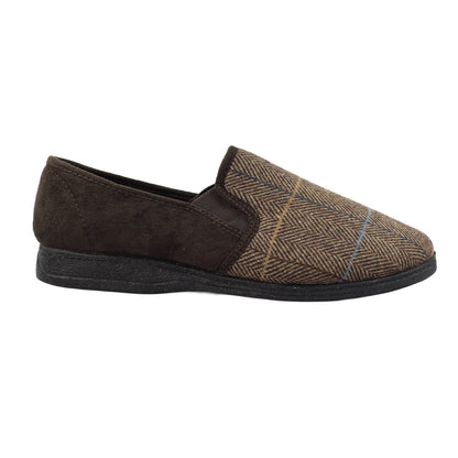 Brown - Lifestyle - Lazy Dogz Mens Harrison II Slippers