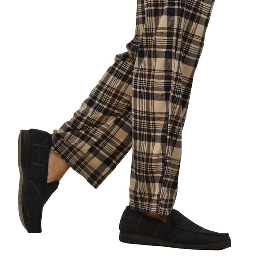 Navy - Front - Lazy Dogz Mens Eisenhower Slippers