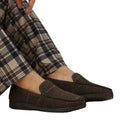 Brown - Front - Lazy Dogz Mens Eisenhower Slippers