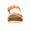 Orange - Back - Lunar Womens-Ladies Karla Sandals