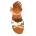 Orange - Side - Lunar Womens-Ladies Karla Sandals