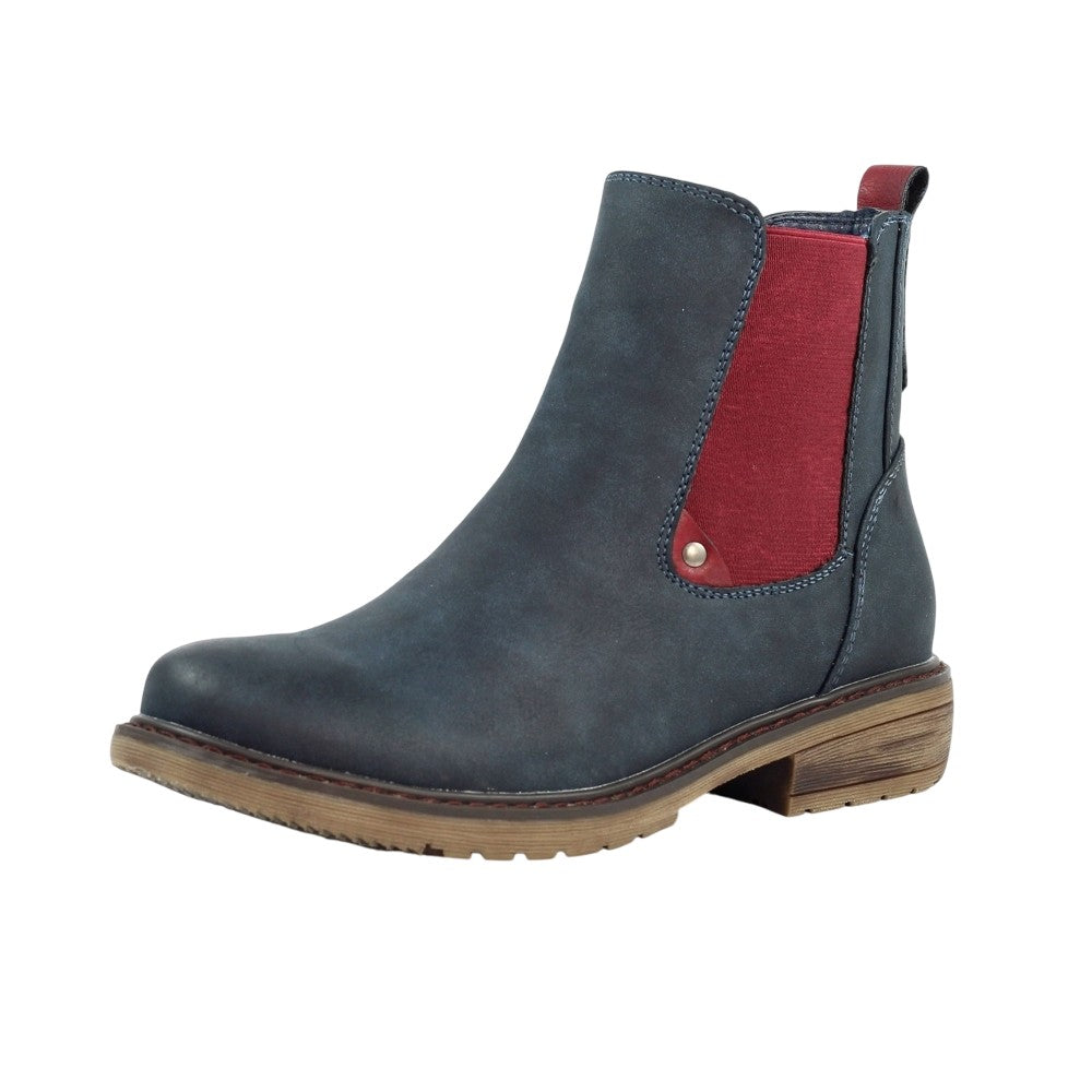 Navy - Lifestyle - Lunar Womens-Ladies Suvi Ankle Boots