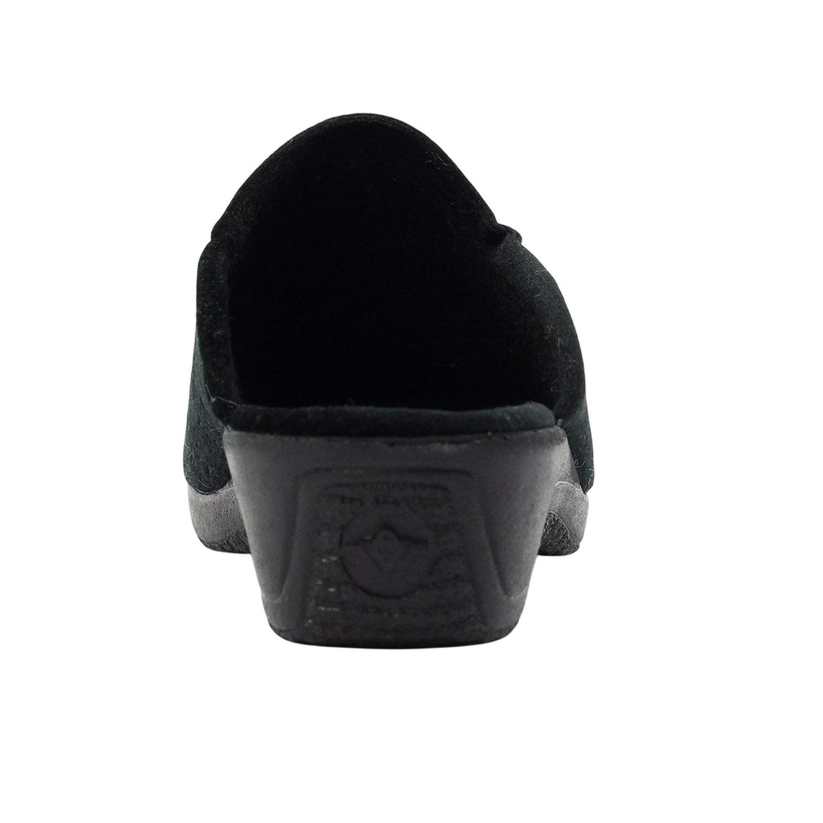 Black - Back - Lunar Womens-Ladies Audrey Mule Slippers