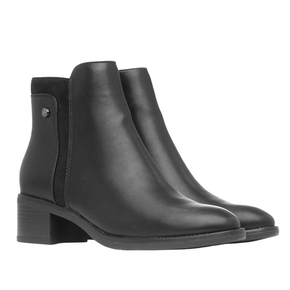 Black - Pack Shot - Lunar Womens-Ladies Susannah Ankle Boots