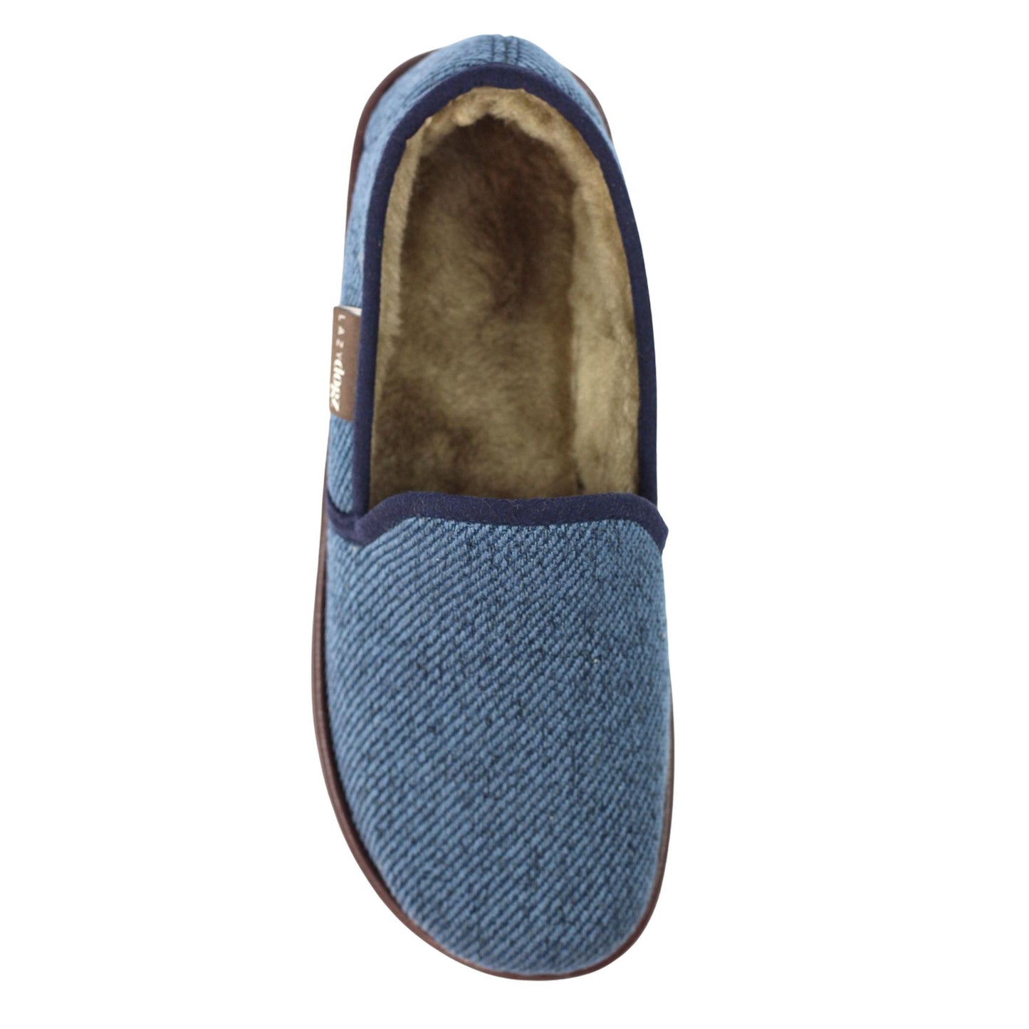 Blue - Lifestyle - Lazy Dogz Womens-Ladies Oliver Slippers