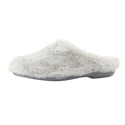 Grey - Lifestyle - Lunar Womens-Ladies Blair Mule Slippers