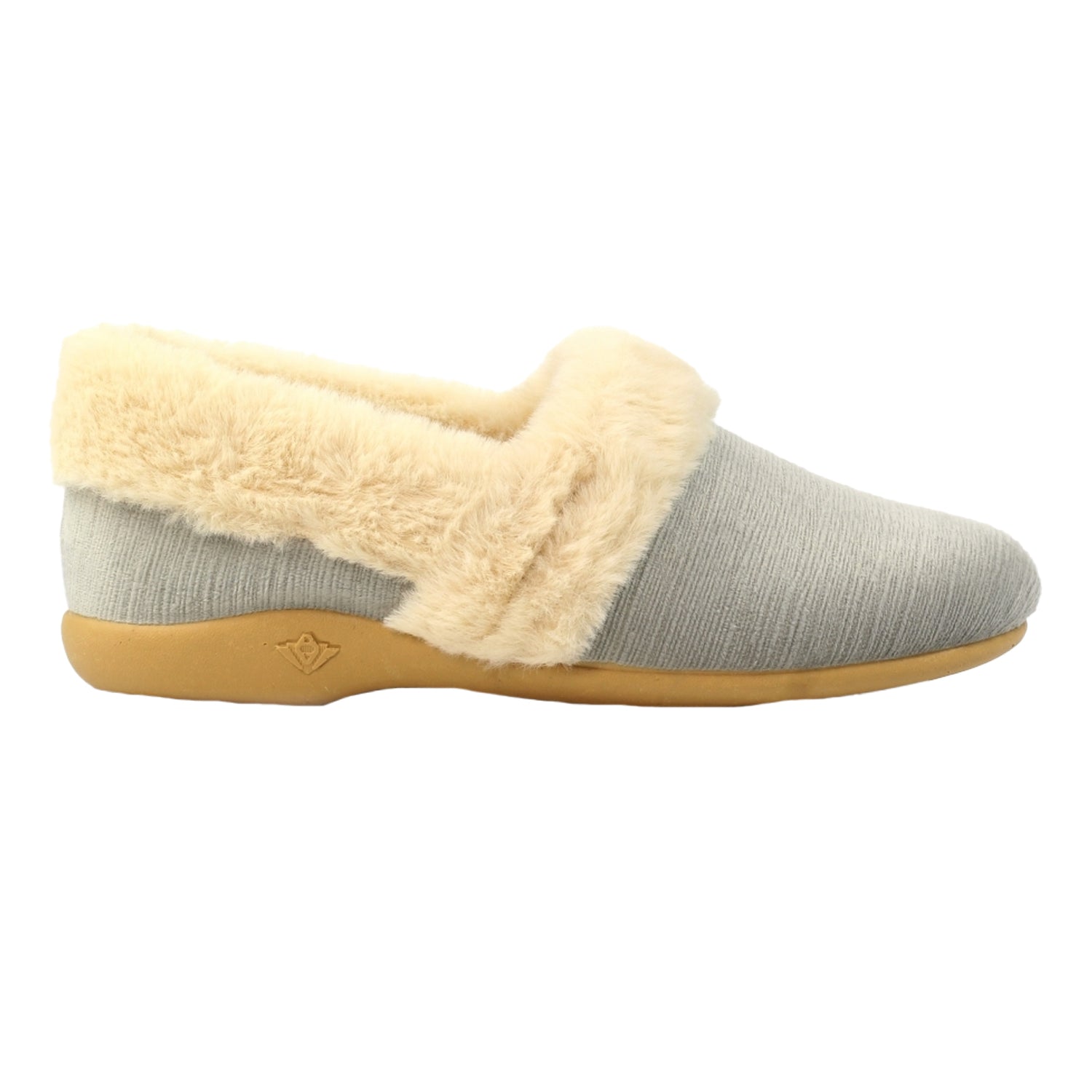 Grey - Lifestyle - Lunar Womens-Ladies Elm Slippers