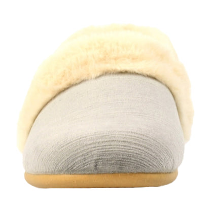 Grey - Pack Shot - Lunar Womens-Ladies Elm Slippers