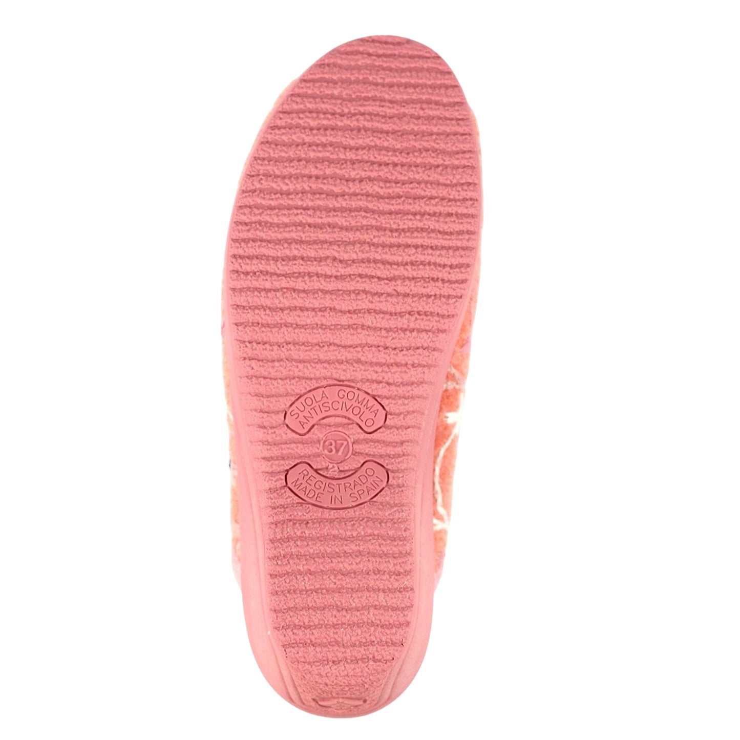 Coral - Close up - Lunar Womens-Ladies Harlow Mule Slippers