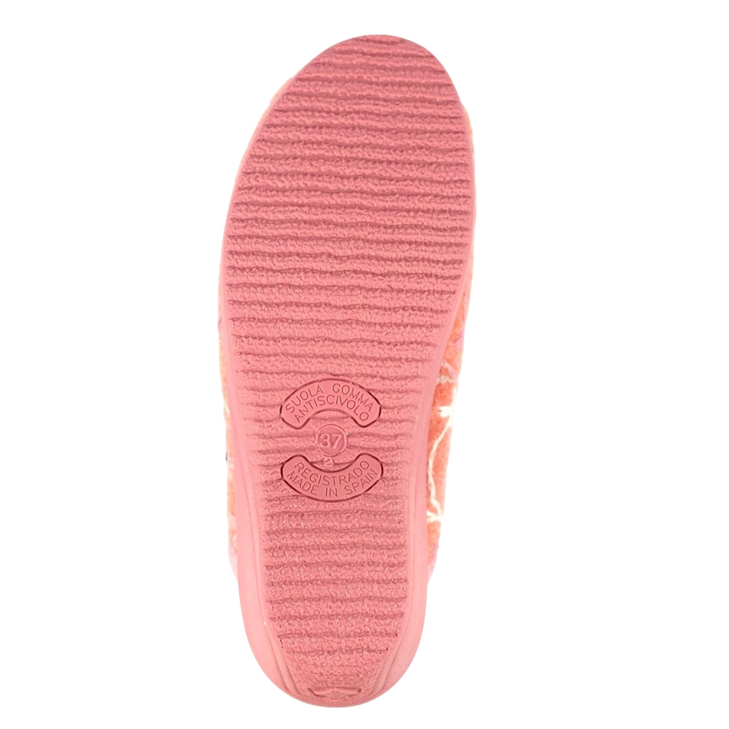 Coral - Close up - Lunar Womens-Ladies Harlow Mule Slippers