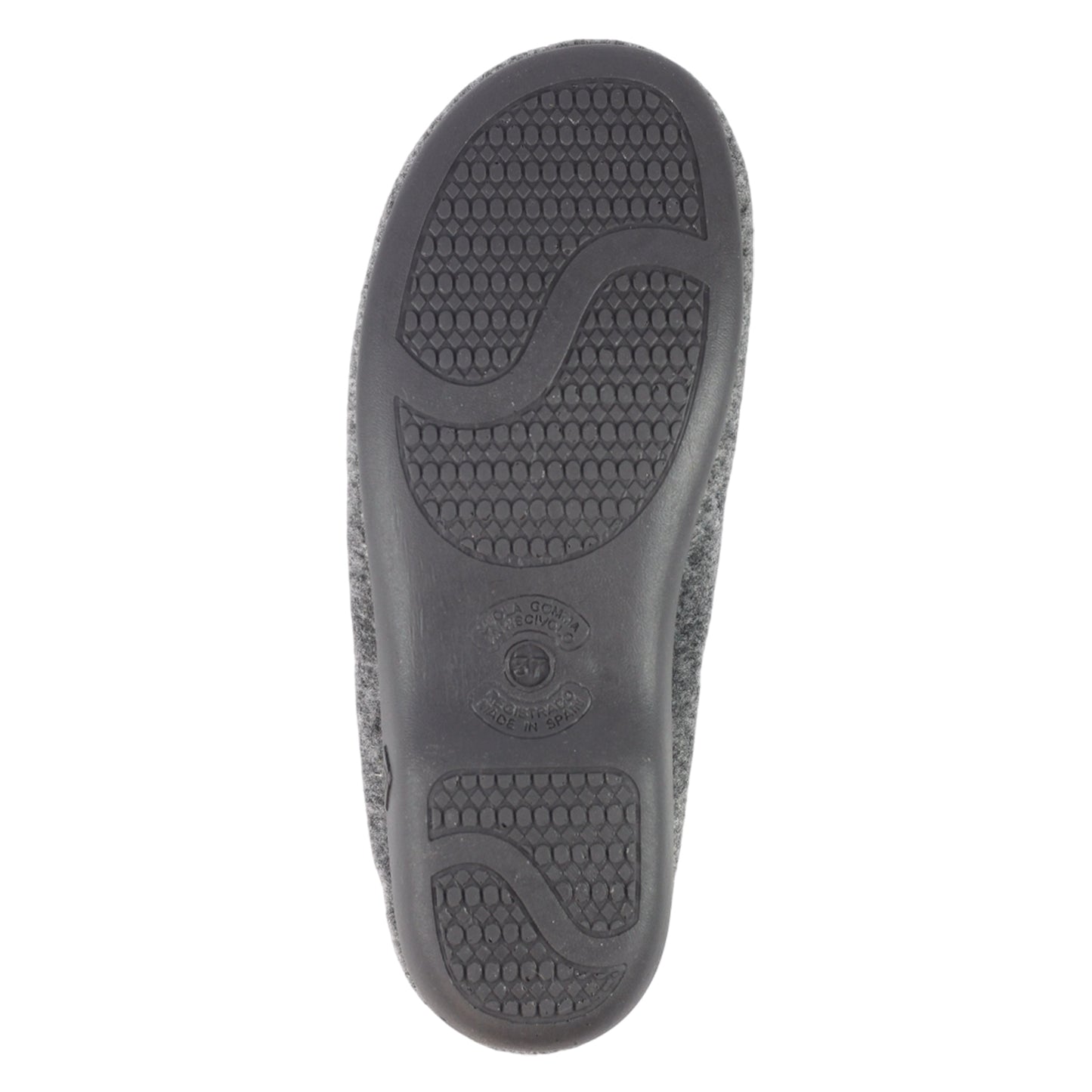 Grey - Close up - Lunar Womens-Ladies Havana Slippers