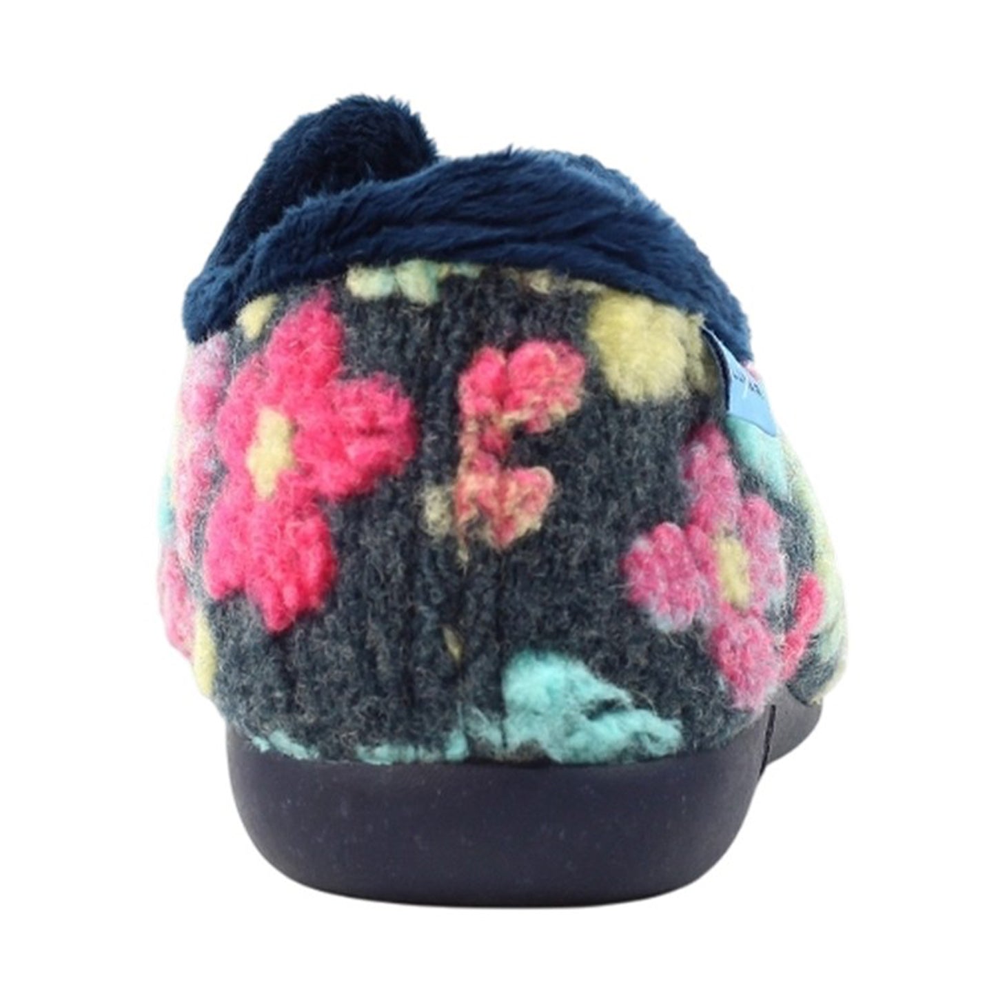 Blue - Back - Lunar Womens-Ladies Lychee Slippers