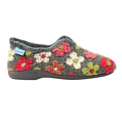 Grey - Lifestyle - Lunar Womens-Ladies Lychee Slippers