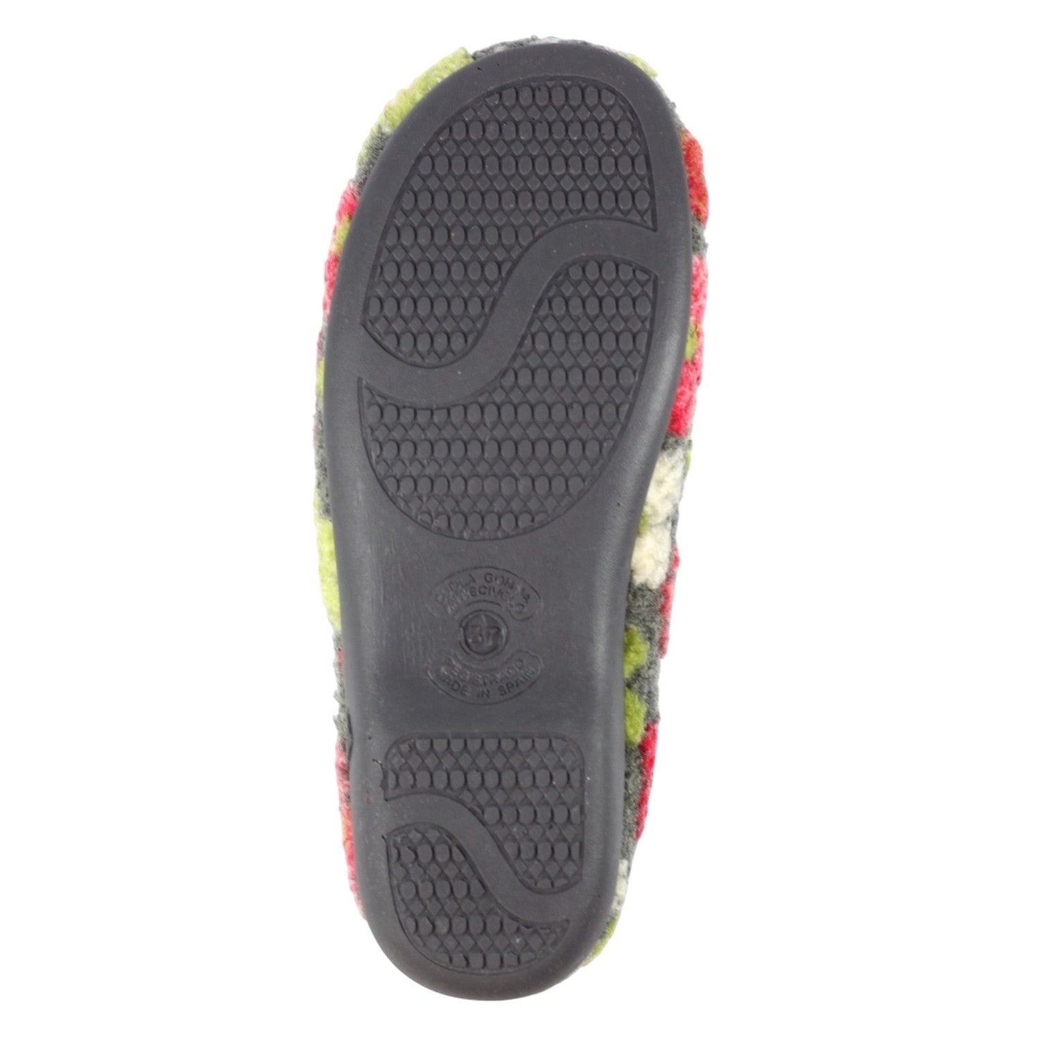 Grey - Close up - Lunar Womens-Ladies Lychee Slippers