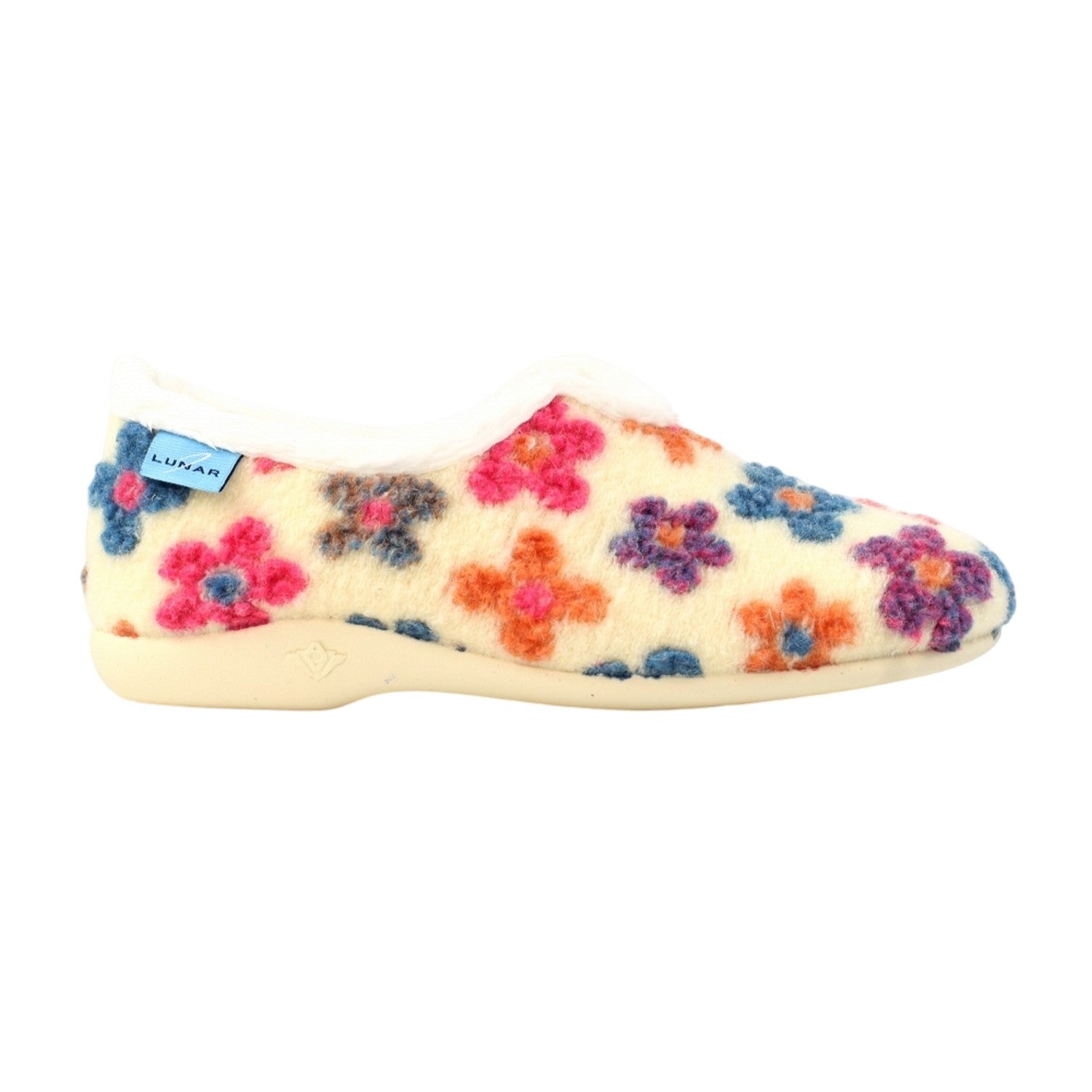 White - Lifestyle - Lunar Womens-Ladies Lychee Slippers