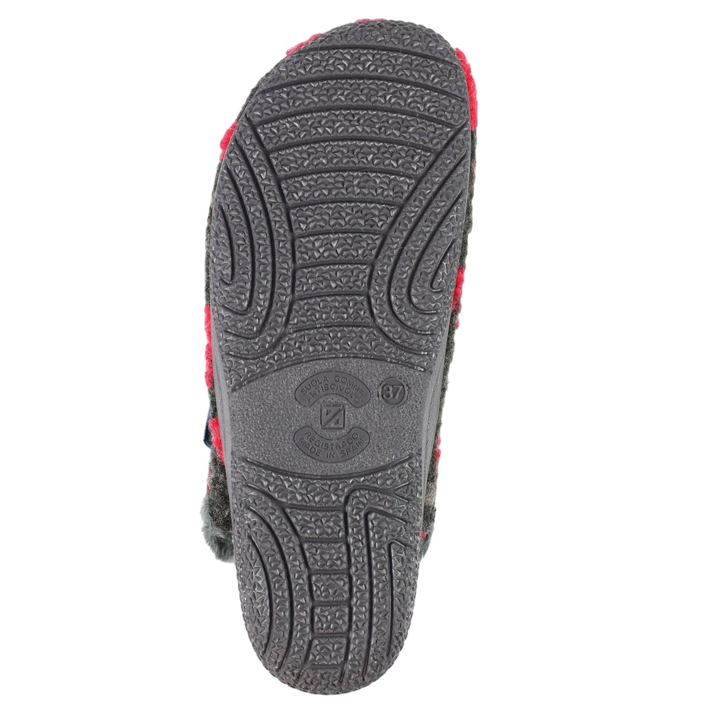 Dark Grey - Pack Shot - Lunar Womens-Ladies Marsha Mule Slippers