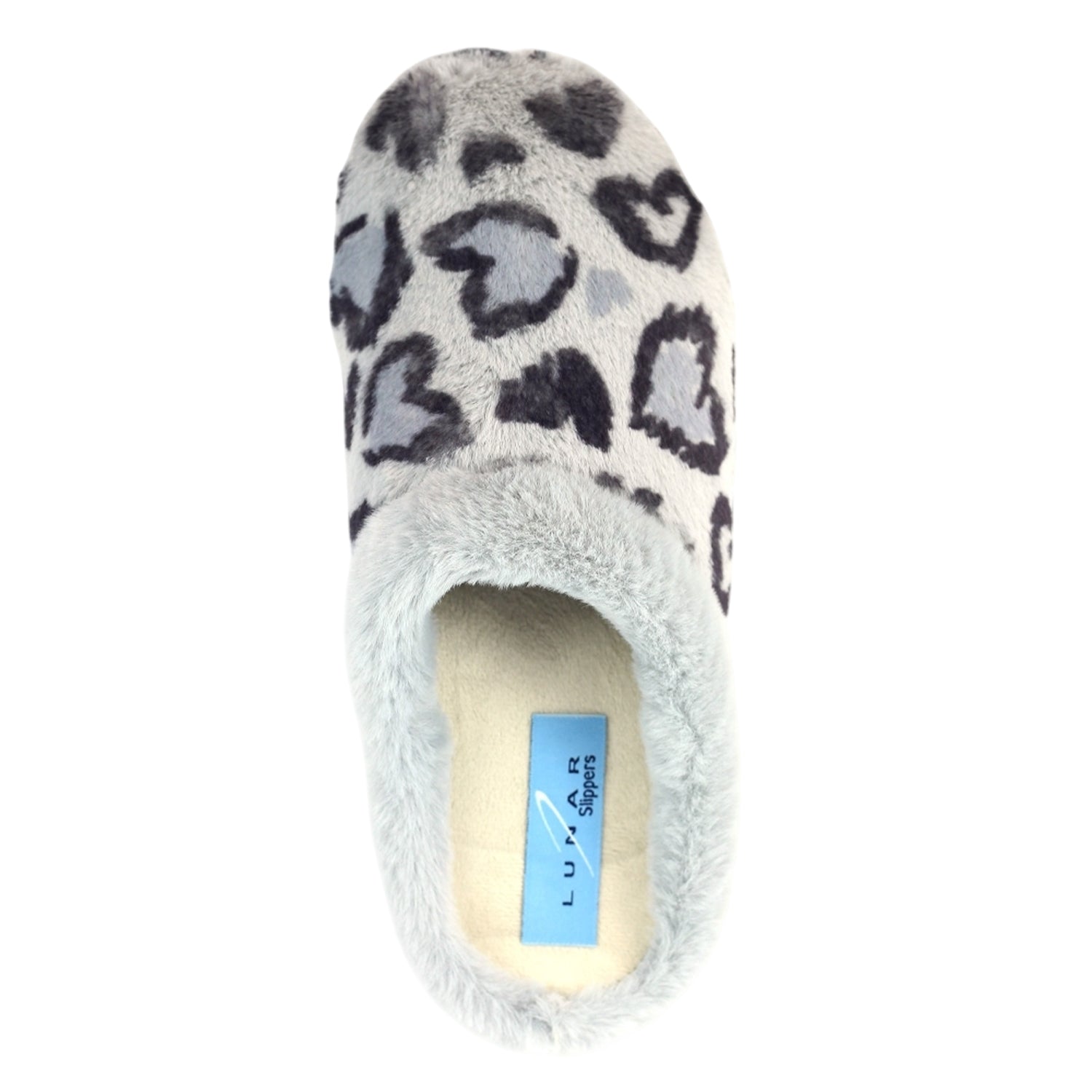 Grey - Lifestyle - Lunar Womens-Ladies Frutti Mule Slippers