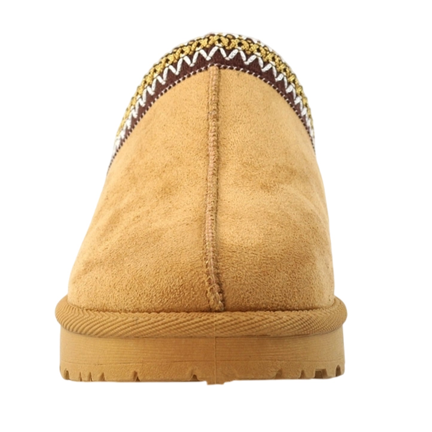 Tan - Pack Shot - Lunar Womens-Ladies Nepal Mule Slippers