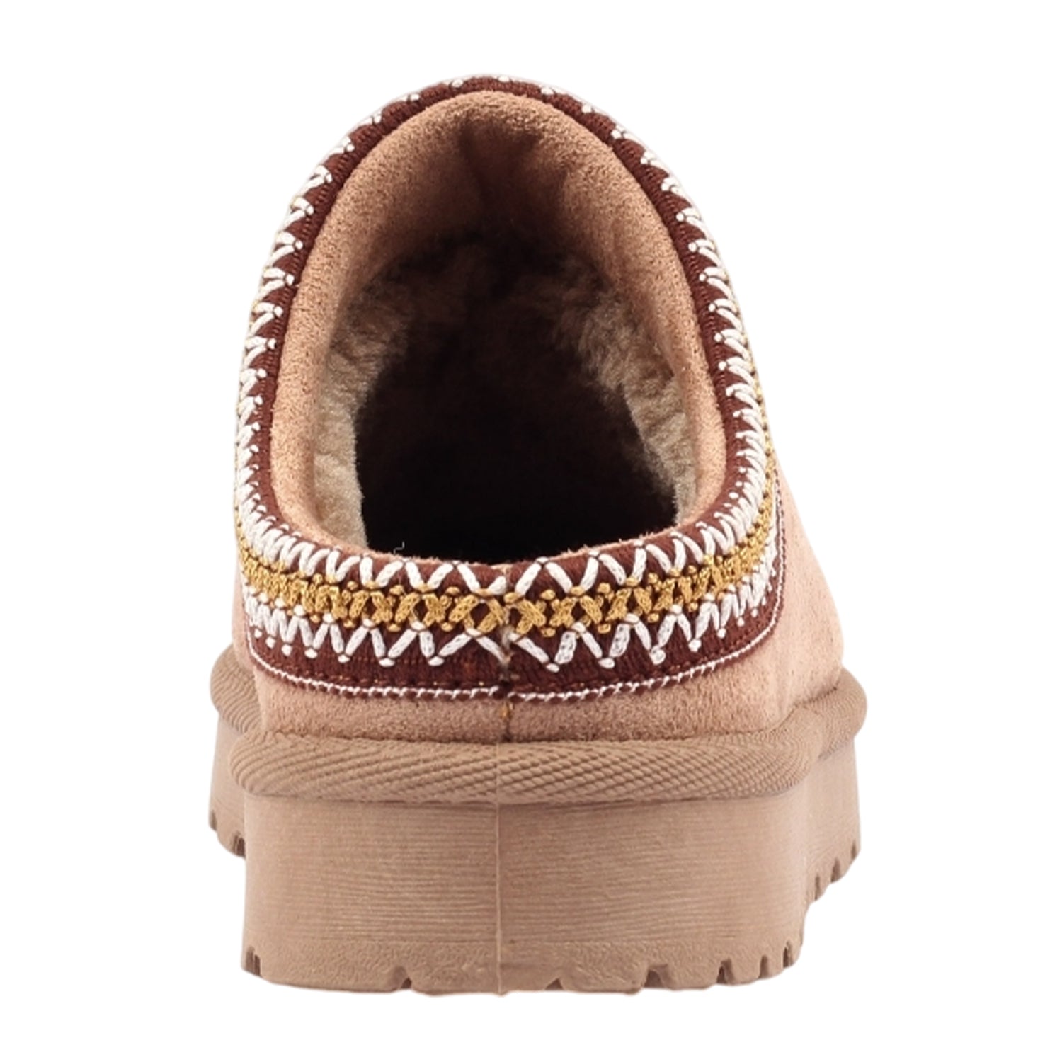 Mink - Back - Lunar Womens-Ladies Nepal Mule Slippers