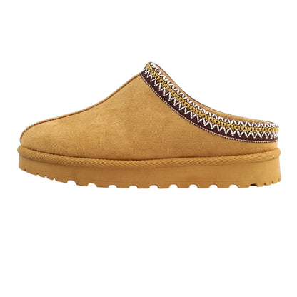 Tan - Side - Lunar Womens-Ladies Nepal Mule Slippers