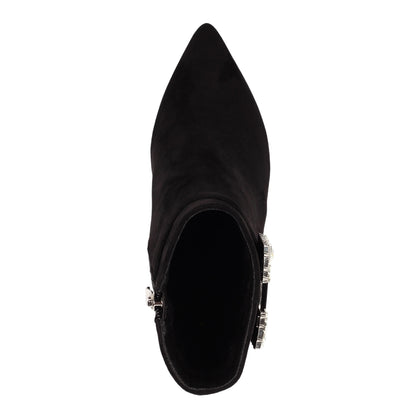 Black - Close up - Lunar Womens-Ladies Shannon Ankle Boots