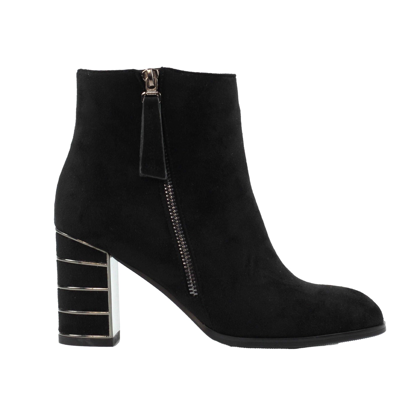 Black - Lifestyle - Lunar Womens-Ladies Switch Ankle Boots