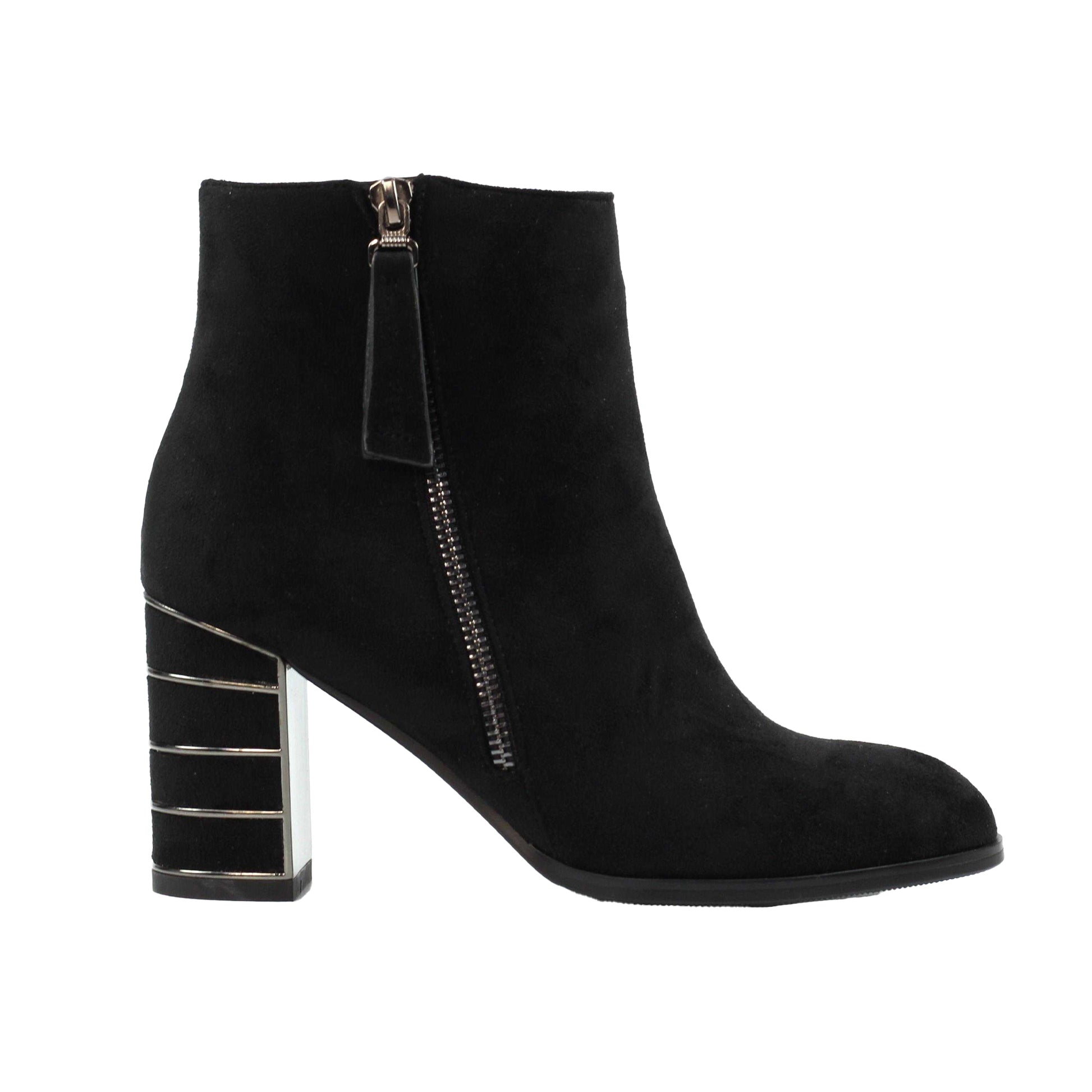 Black - Lifestyle - Lunar Womens-Ladies Switch Ankle Boots