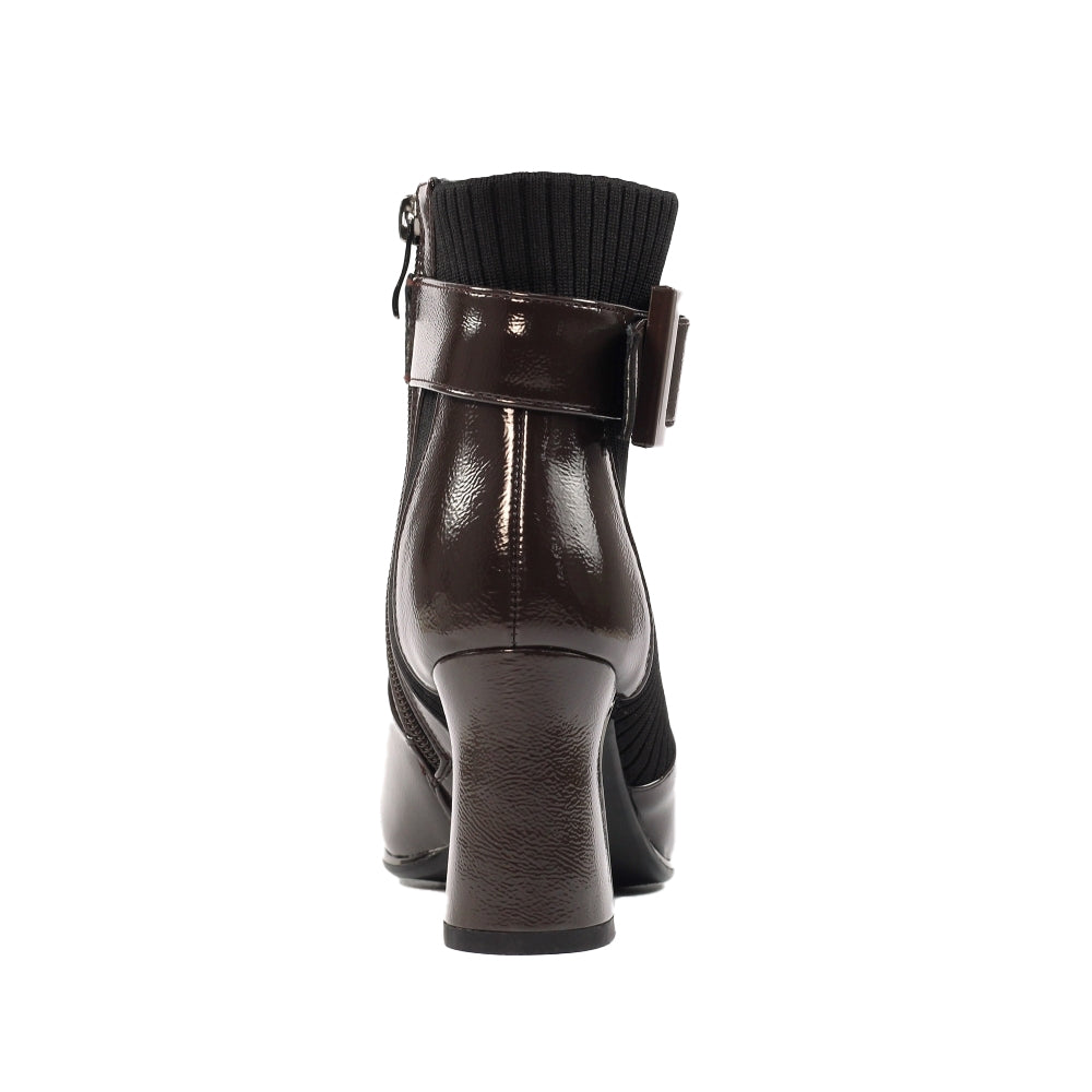 Grey - Back - Lunar Womens-Ladies Trudy Ankle Boots