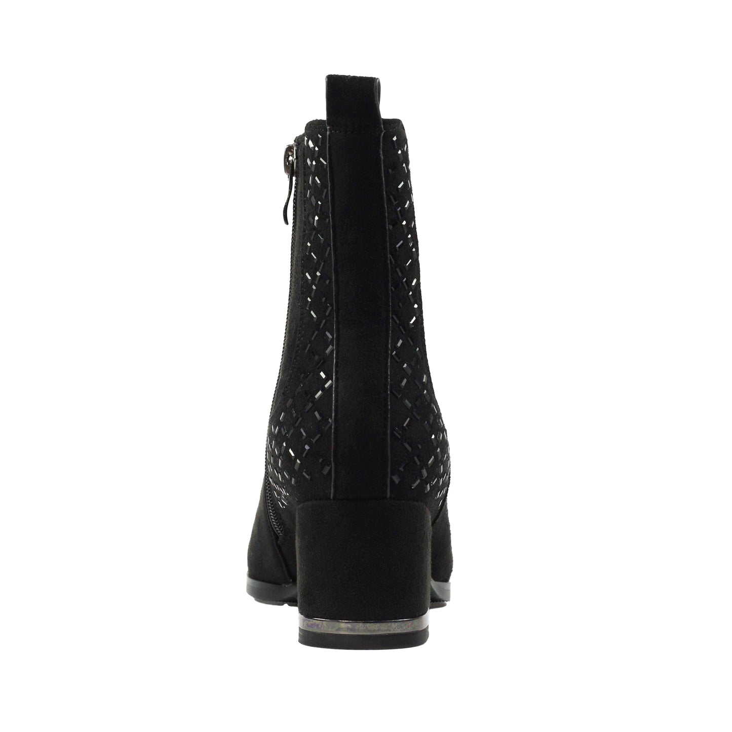 Black - Back - Lunar Womens-Ladies Aurora Ankle Boots