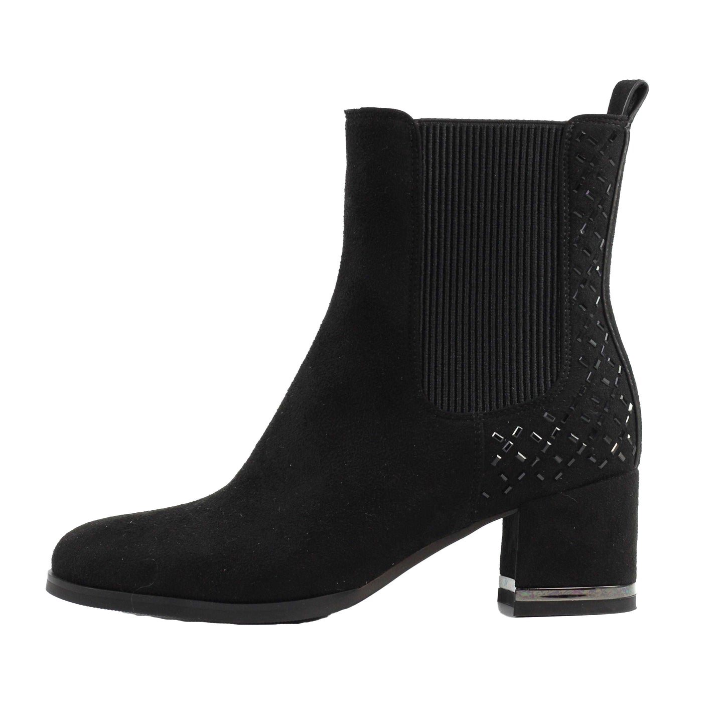 Black - Side - Lunar Womens-Ladies Aurora Ankle Boots