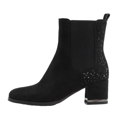 Black - Side - Lunar Womens-Ladies Aurora Ankle Boots