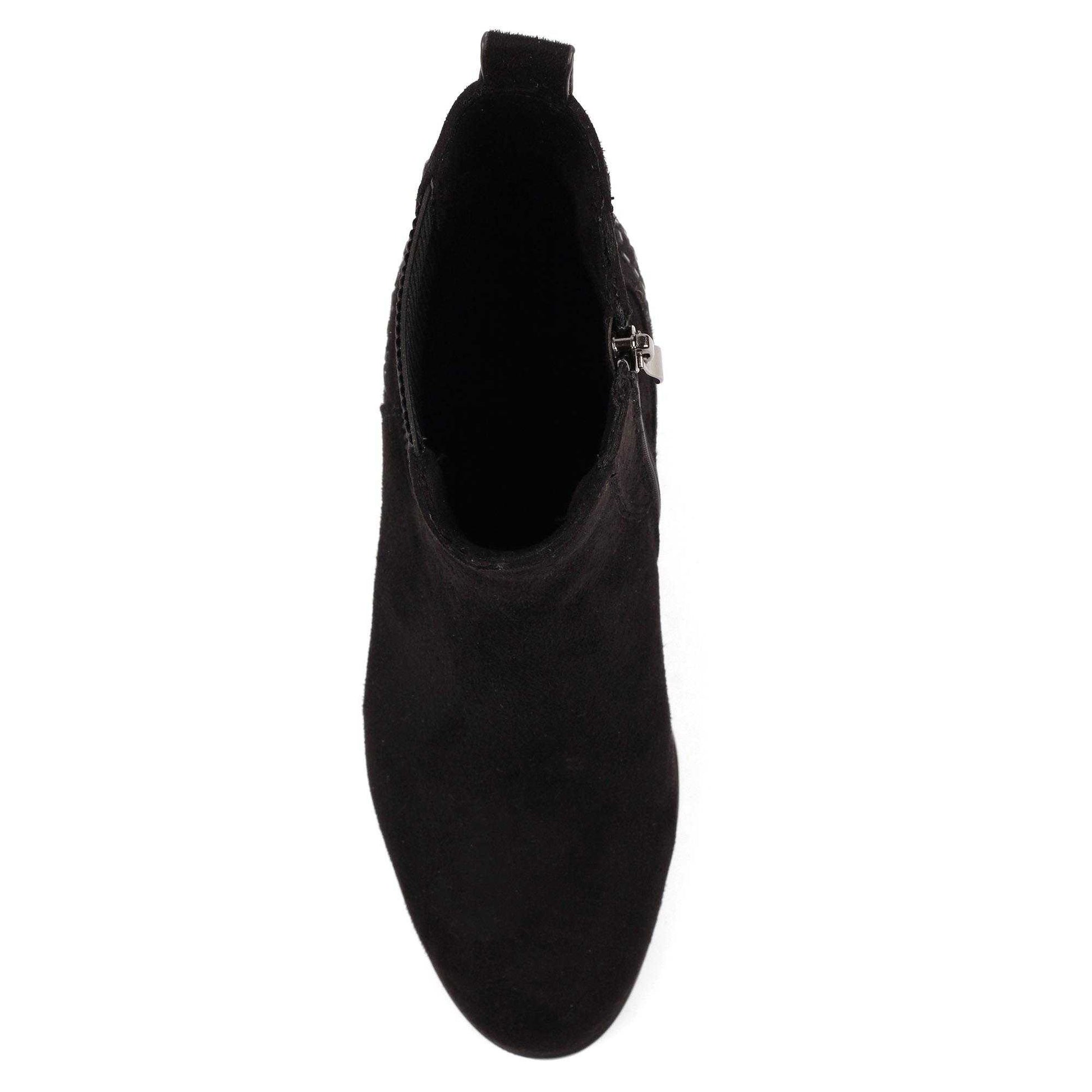 Black - Pack Shot - Lunar Womens-Ladies Aurora Ankle Boots