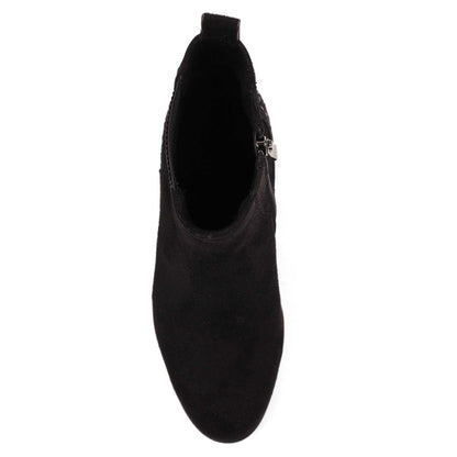 Black - Pack Shot - Lunar Womens-Ladies Aurora Ankle Boots