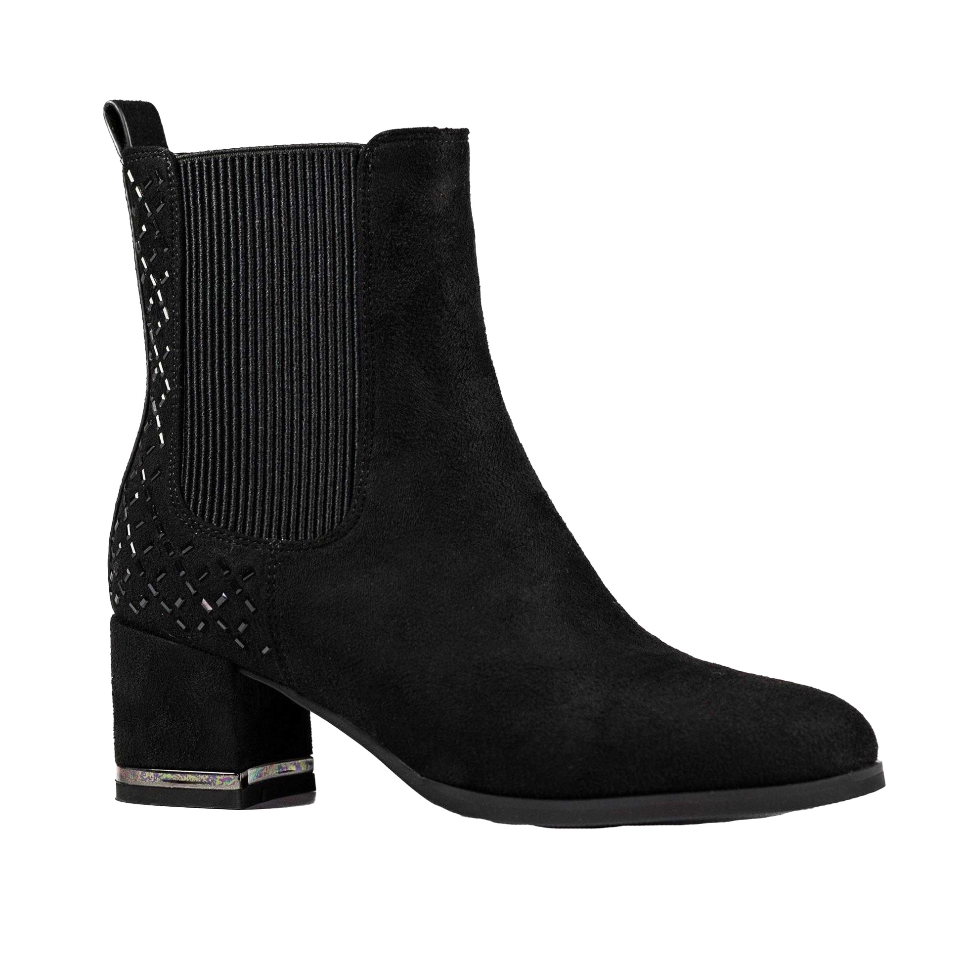 Black - Front - Lunar Womens-Ladies Aurora Ankle Boots