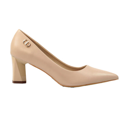 Beige - Lifestyle - Lunar Womens-Ladies Phoebe Court Shoes