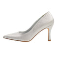Silver - Side - Lunar Womens-Ladies Romance Court Shoes