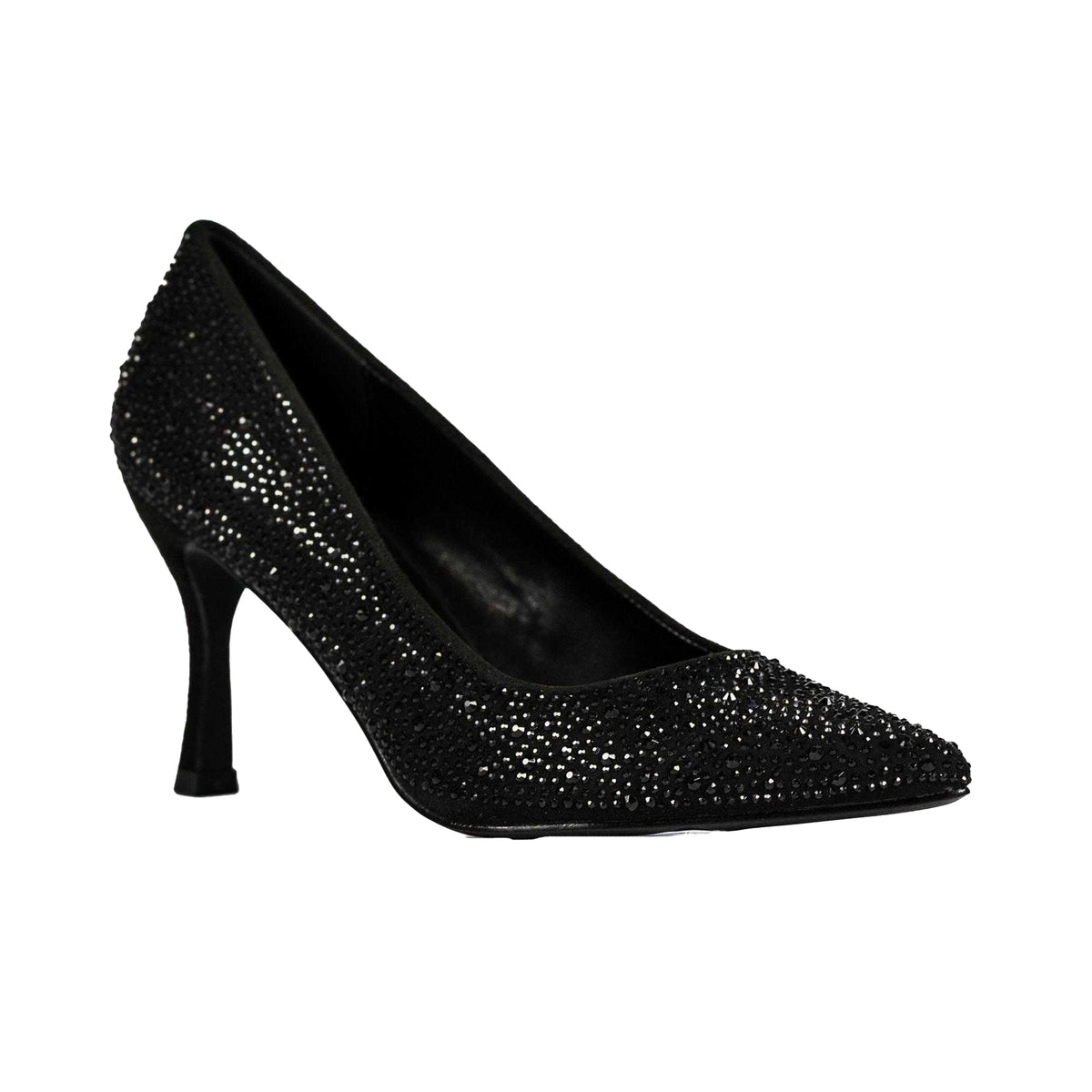 Black - Front - Lunar Womens-Ladies Renata Court Shoes