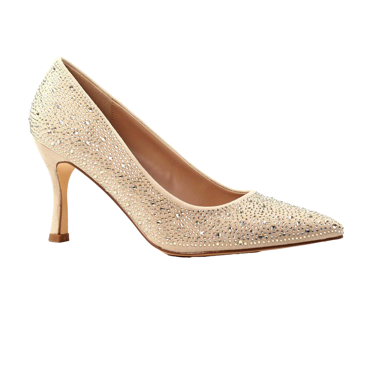 Beige - Front - Lunar Womens-Ladies Renata Court Shoes