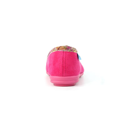 Pink - Lifestyle - Lunar Womens-Ladies Bow Slippers