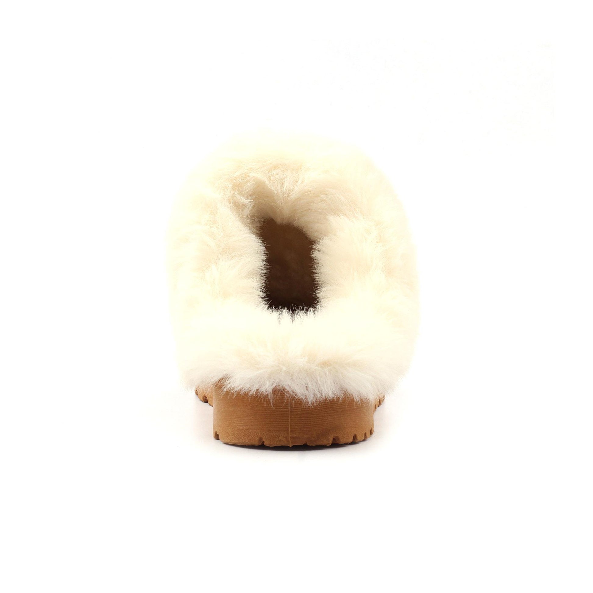 Tan - Side - Lunar Womens-Ladies Nevis Removable Back Strap Mule Slippers