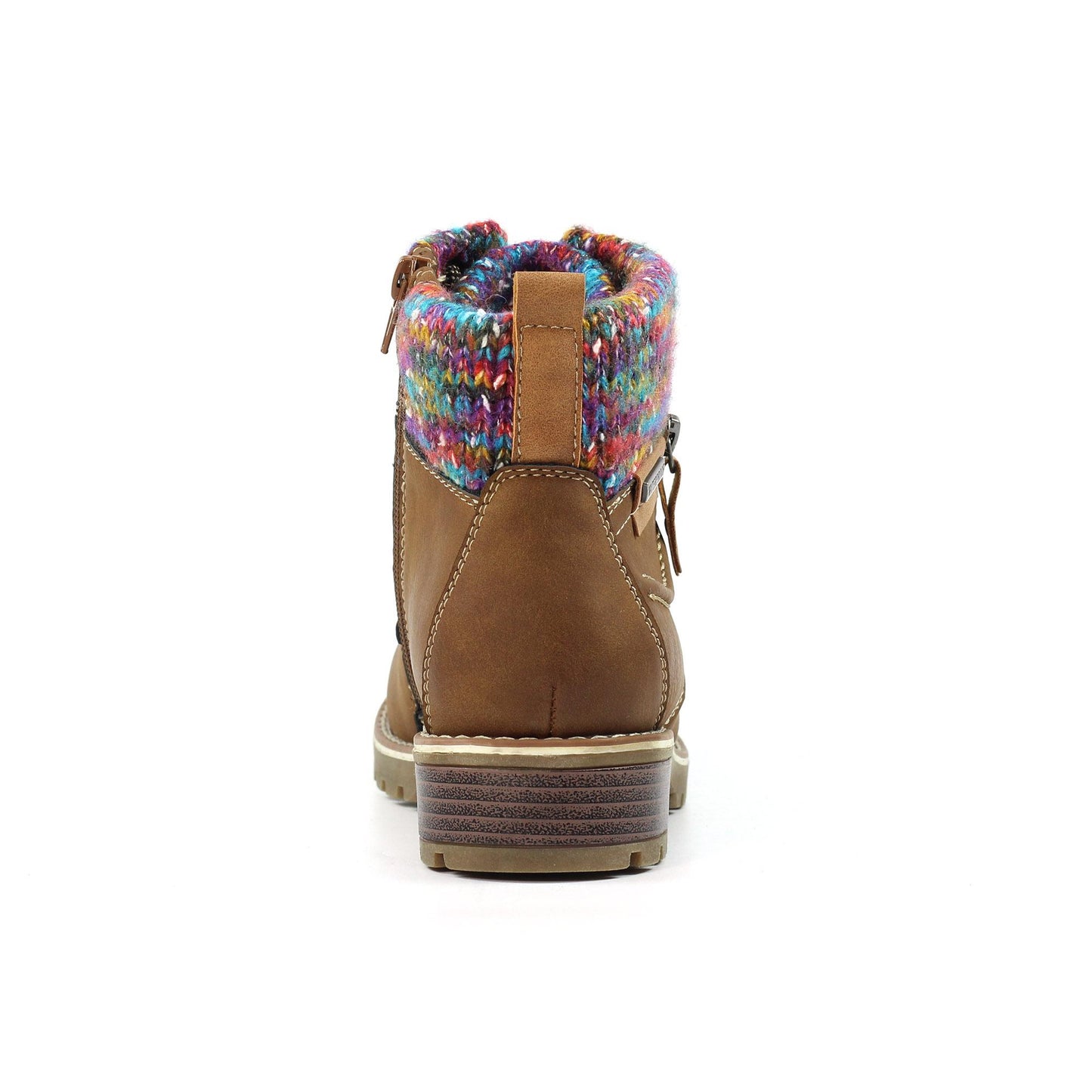 Tan - Back - Lunar Womens-Ladies Tabasco Waterproof Walking Boots