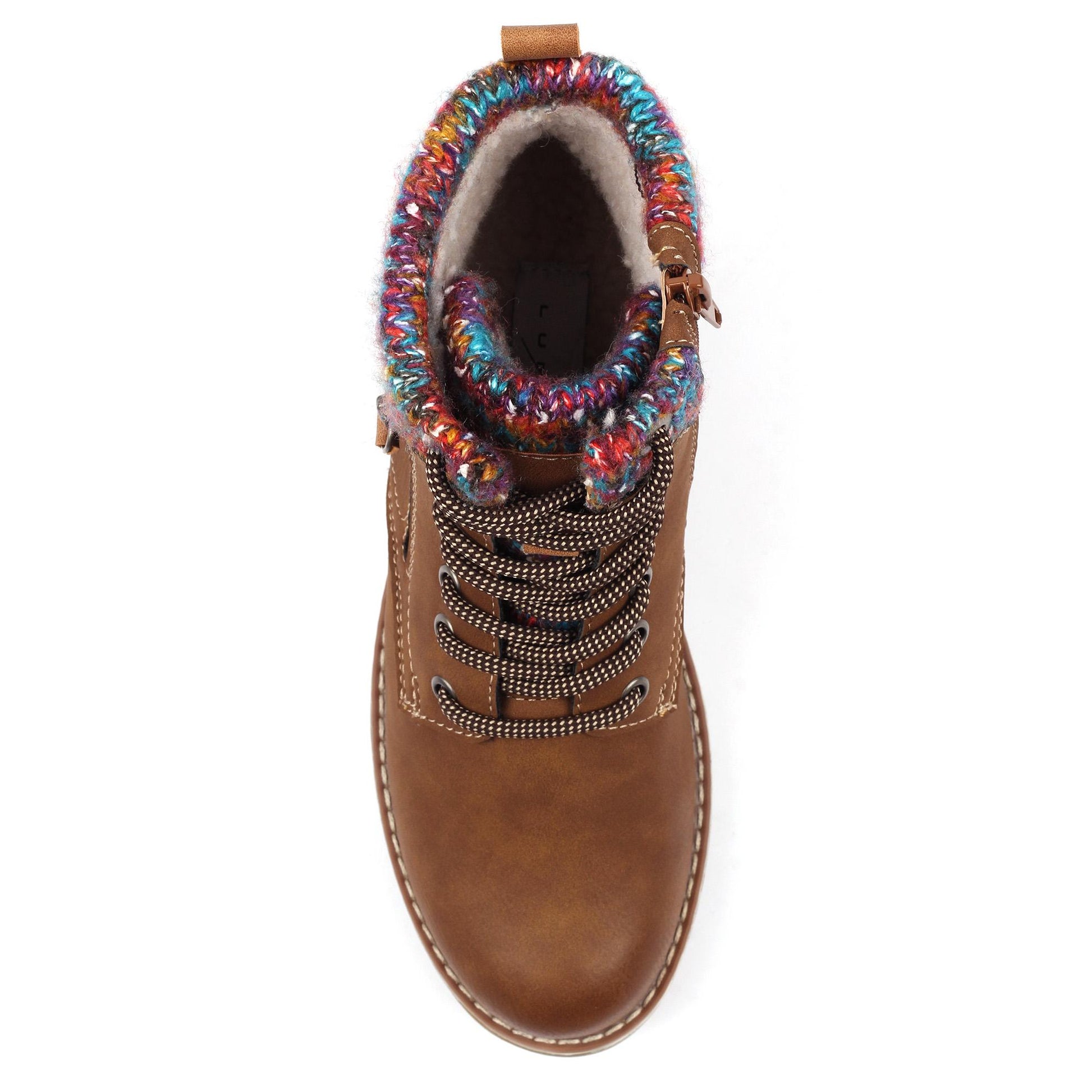 Tan - Side - Lunar Womens-Ladies Tabasco Waterproof Walking Boots