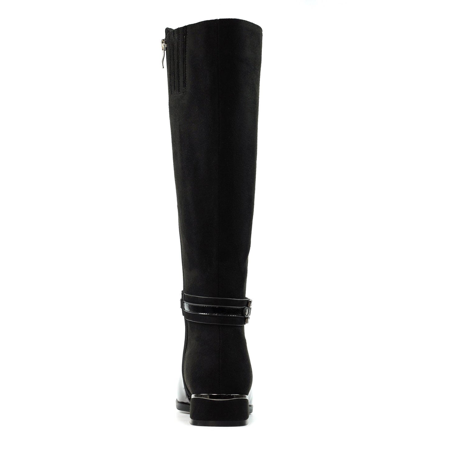 Black - Side - Lunar Womens-Ladies Emma Long Boots
