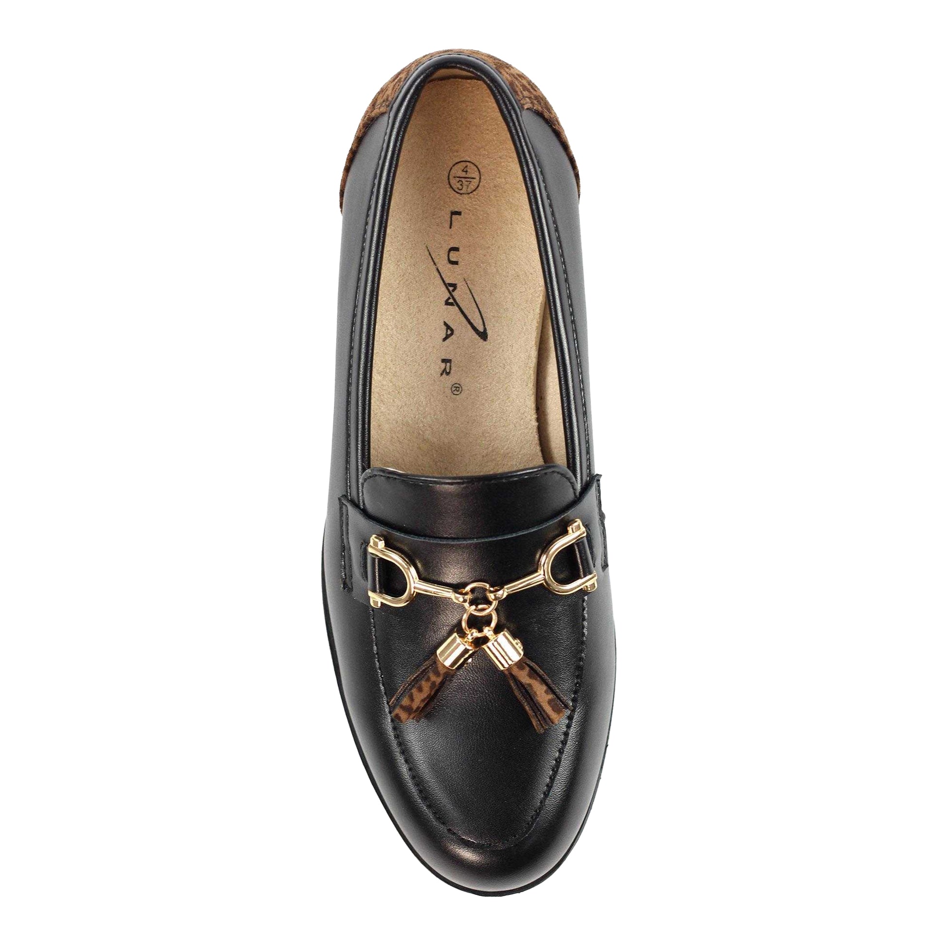 Black - Lifestyle - Lunar Womens-Ladies Codey Loafers