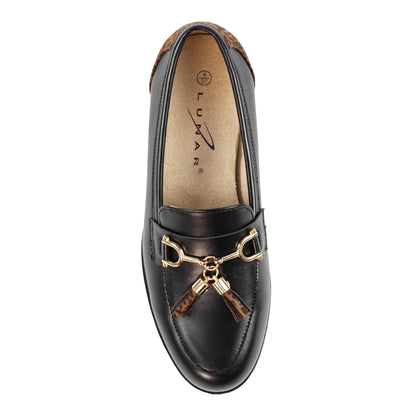 Black - Lifestyle - Lunar Womens-Ladies Codey Loafers